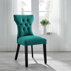 Modway - Silhouette Restauration Fauteuil d’appoint - Sarcelle-Rembourrage en mousse dense pour le confort