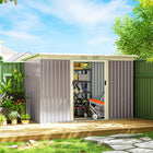 Abri de jardin Outsunny 9' x 4'-2 fenêtres de ventilation assurent une aération adéquate, empêchant la formation de moisissures et de mildiou
