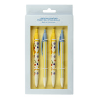 Moments Of Joy - Stylos - 1.0 mm - paquet de 4-Comprend 4 stylos à bille à action poussée avec des motifs assortis