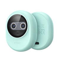 EMEET - Webcam 4K double objectif Piko+ avec autofocus IA - Vert-Deux caméras : Ultra HD 4K + IA pour une mise au point et une exposition optimisées.