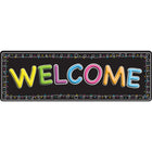 Ashley Productions - The Original Fun Mat - Tapis Coureur - 15 -5" x 47" - Bienvenue Boucles de Craie-Mesures et design : Le tapis coureur en boucles de craie de bienvenue mesure 15,5 po x 47 po.
