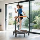 Soozier - Trampoline de rebond pliable 40 po pour adulte, orange-Peut être plié deux fois, économisant de l’espace lors du rangement 
