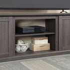 Manhattan Comfort - Meuble TV traditionnel Franklin 60 po - Marron-Comprend 2 portes à fermeture douce avec 2 espaces de rangement dissimulés et 2 étagères centrales ouvertes