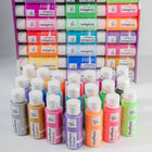 Mont Marte - Peinture acrylique Crafters Colour, ensemble de 21 pièces - Couleurs assorties-Fini à séchage rapide: Sa formule à séchage rapide offre un fini semi-mat, vous permettant de superposer les couleurs et d’obtenir une couvrance progressive en une seule séance créative