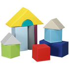 Soozier - Ensemble de 11 blocs de jeu souples pour tout-petits - Couleurs claires-Comprend onze blocs en mousse de formes différentes, stimulant à la fois l'imagination et la créativité 