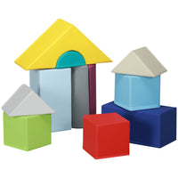 Soozier - Ensemble de 11 blocs de jeu souples pour tout-petits - Couleurs claires-Comprend onze blocs en mousse de formes différentes, stimulant à la fois l'imagination et la créativité 