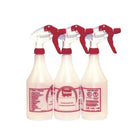 Globe - Pulvérisateur de bouteille de solution 24 oz - rouge - paquet de 3 (3570)-Idéal pour les besoins de nettoyage/entretien résidentiels, industriels et de bureau