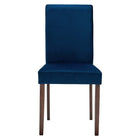 Modway - Prosper Velours rembourré Fauteuil d’appoint de salle à manger Ensemble de 2 - Marine-Capacité de poids de la chaise : 331 lb.