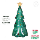 GEMMY - Sapin de Noël gonflable vert irisé - 229 cm-Pour usage intérieur et extérieur
