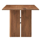 Modway - Amistad 60 po Bois Table à manger, Noyer-7