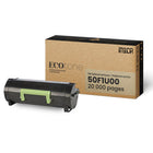 Ecotone - Lexmark 50F1U00 MICR Reman Ecotone - Rendement très élevé - Noir-Couleur: Noir