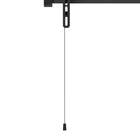 Kanto - Support mural inclinable pour téléviseur portrait à profil bas - Noir-Construction solide en acier avec finition durable revêtue de poudre
