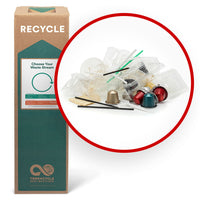 TerraCycle - Boîte Zéro Déchet pour salle de pause, moyenne-Utilisez cette boîte pour recycler accessoires de café et de thé, emballages en plastique et ustensiles jetables