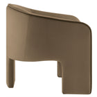 Modway - Greer Velours Performance Rembourré Fauteuil d’accent - Taupe-Dossier courbé