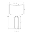 Monarch Specialties - Luminaire - 23 po H Lampe De Table - Céramique Rose - Abat-Jour Ivoire / Crème - Contemporain - Moderne-Conçue à partir de matériaux de haute qualité, cette lampe de table bénéficie d'une garantie limitée de 2 ans contre les défauts de fabrication, ce qui garantit la tranquillité d'esprit et la fiabilité de votre choix en matière d'éclairage décoratif