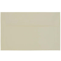 JAM Paper - Enveloppes d'invitation A10 Strathmore - 6 po x 9,5 po - Vergé blanc naturel - 50/paquet (23565I)-Enveloppe en papier Strathmore vergé blanc naturel
