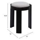 Zuo - Banjul Pouf - Gris brumeux-8