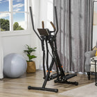 Soozier - Appareil De Fitness Gazelle Glider Air Walker Vélo Elliptique Avec Quatre Niveaux De Résistance-Quatre niveaux de résistance pour un entraînement personnalisé  