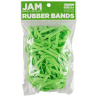 JAM Paper - Élastiques durables - taille 64 - verts - multi-usages - Paquet de 100-Couleur : Vert | Élastiques colourés