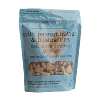 Dexypaws - Friandises pour chiens au beurre de cacahuète et aux myrtilles-Fabriqué au Canada