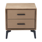 Zuo - Montana Table d’appoint - Brun-Plateau rectangulaire en MDF au design moderne et fonctionnel