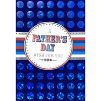 Rosedale Gold - Cartes De souhaits Fête des Pères / Enveloppes - 5-1/2 po x 8 po - Bleue - Paquet de 6-Cartes de souhaits qualité boutique