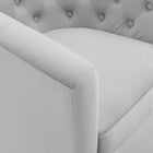 Modway - Prospect Touffe Performance Velvet Fauteuil pivotant - Gris clair-7