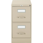 Staples – Classeur vertical format légal - 2 tiroirs - sable-Suspension à roulement à billes, entièrement progressive, pour un fonctionnement en douceur
