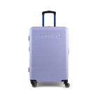 Reebok - Valise à roulettes pivotantes à coque rigide 26 po Double Dribble - Lilas-Poignée télescopique ergonomique pour confort et durabilité, avec hauteurs réglables sur plusieurs niveaux et poignées supérieures et latérales renforcées