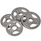 Soozier - Disques de poids 33 lb, ensemble de 4 pour barre d’haltère à trou de 2 po/5 cm-Conception portable pour une utilisation à la maison, au bureau, dans les parcs, le garage 