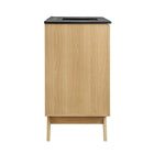 Modway - Soma 36" Vanette de salle de bain - Noir de chêne-Finition du grain du bois