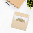 JAM Paper Enveloppes d'invitation parchemin A7 - 5,25 x 7,25 po - Marron recyclé - paquet de 50-Quantité : 50 par paquet, Assez pour avoir à la maison ou au bureau pour toute occasion