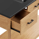 Modway - Zaire 48" Vanité de salle de bain à un seul lavabo - Noir naturel-8