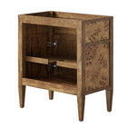 Modway - Elysian 30" Armoire de toilette de salle de bain (lavabo non inclus) - Brown-Construction en bois de manguier
