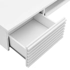 Modway - Render Fixation murale Bois Bureau - Blanc-Assemblée requise