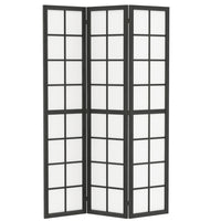 HOMCOM - Paravent autoportant 3 panneaux pour chambre - noir-Ajoute une intimité instantanée dans les chambres, bureaux ou toute autre pièce  
