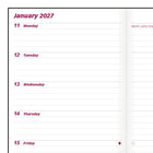 Brownline - 2027 agenda de poche bihebdomadaire avec reliure piqûre à cheval – 6 po x 3 1/2 po – noir-Calendriers annuels de l'année en cours et des deux années suivantes