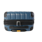 Lucas - Ensemble de 3 valises rigides extensibles et résistantes avec roulettes multidirectionnelles - Bleu-6