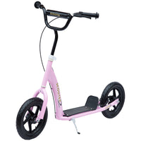 HOMCOM - Trottinette acrobatique pro pour enfants, vélo de rue, draisienne - rose-Aidez votre enfant à améliorer son équilibre et à renforcer sa force