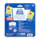 Educational Insights - Mes premiers talkies-walkies - Ensemble de 2-Comprend : deux talkies-walkies avec dragonnes et portée de 90 mètres, un guide et du contenu bonus Spark More Play™. Comprend un seul bouton pour une utilisation facile et un canal radio privé pour une communication sécurisée