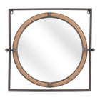 Zuo - Miroir Capell - Gris antique-Suspension verticale uniquement