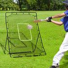 Soozier - Filet De Rebond Pour Volley-Ball 4 x 5,7 pi - Aide D’Entraînement Baseball Lacrosse-Ruban cible de zone de frappe améliorant les compétences de lancer et de réception  