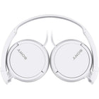 SONY - Casque d'écoute sur la tête MDRZX110B - blanc-Design compact, pliant et pivotant pour un confort d'écoute