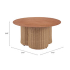 Zuo - Soka Table basse - Naturel-6