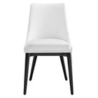Modway - Viscount Tissu Chaise à manger - Blanc-Assemblée requise