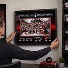 Frameworth - Carolina Hurricanes 16 po H x 20 po l Cadre Champions de la Coupe Stanley 2026 - Sous licence officielle LNH/AJLNH-Facade protectrice claire pour la presentation imprimee
