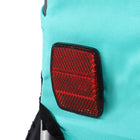 Aosom - Remorque de vélo pour chien, chariot pour animal de compagnie, wagon de voyage, porte-bagages pour vélo avec attelage, pliable pour voyager, vert-Point d'ancrage pour la laisse de sécurité 