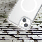 TUFF8 - Étui robuste Mag pour iPhone 15 Plus - Transparent-Protection de l'écran et de l'appareil photo : conçu avec un rebord surélevé pour l'objectif et le cadre de l'écran afin de protéger votre appareil photo, votre flash et votre écran contre les rayures lorsqu'il est placé face vers le bas
