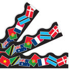 Trend Enterprises World Flags Terrific Trimmers-Utilisation dans les espaces de réunion, les salles de classe, les halls ; projets d'artisanat, aussi. Les couleurs se coordonnent avec le décor TREND.