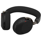 Jabra - Evolve3 75 MS USB-C - Noir-Le casque utilise un système ClearVoice alimenté par IA à 6 microphones avec ANC adaptatif et un son spatial amélioré pour assurer une captation vocale claire et une qualité d’appel immersive